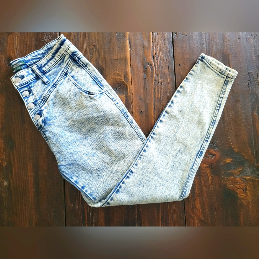 wild fable High-Rise Light Blue Acid Wash Jeans